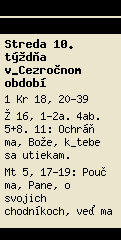 Liturgický kalendár